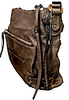 CHLOE PARIS. Authentic Vintage Brown Pebbled Leather Shoulderbag