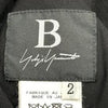 YOHJI YAMAMOTO JAPAN. Black Sleeveless Asymmetrical Drape Cupro Dress