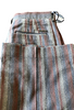 Jacob Cohën Italian New/W Tags. Handmade Striped Multi Color Tailored Pants