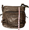 CHLOE PARIS. Authentic Vintage Brown Pebbled Leather Shoulderbag