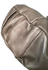 Marni ITALY. Mauve Brown Leather Shoulder Bag with Silverplated Hardware