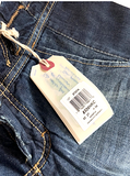 Parasuco Montreal/Italy.  New With Tags. Vintage Cult Flare Jeans Casual Blue Denim