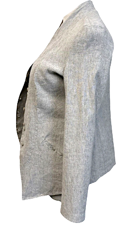 Transit Par Such Italy. Grey Linen/Viscose Blend Summer Weight Blazer