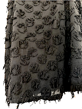 Primordial Is Primitive. ITALY. New With Tags Black Cotton/Linen Top Medium Avant Garde