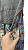 CDG x Comme des Garcons Homme Plus JAPAN. NWT. Dress w/Grey top and Multi color Polka Dot Skirt Bottom