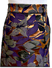 Snow Xue Gao NEW W/TAGS Purple, Copper, Green Floral A-line Skirt
