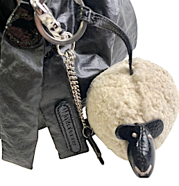 CHLOE PARIS. SEE BY CHLOE. Black Nylon/Leather Joy Rider Large Shoulder Bag