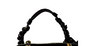 CHLOE PARIS. Black Enamled Leather Vintage Phoebe Philo Designed Goldplated Hardware Braided Handles Shoulderbag/Handbag