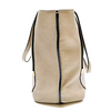 CHLOE PARIS. Beige Leather Zipper Tote / Shoulder Bag