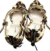 MIU MIU Italy. Pony Hair Leopard High Heel Women’s Size 38.5