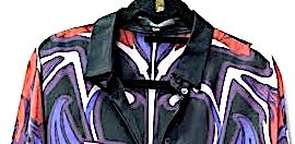 GUCCI ITALY. Multi-Color Maximalist Abstract Design Blouse