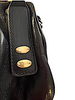 CHLOE PARIS. Black Enamled Leather Vintage Phoebe Philo Designed Goldplated Hardware Braided Handles Shoulderbag/Handbag