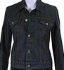 Dries Van Noten Belgium. Blue Medium Wash Collar Long Sleeve Denim Jacket