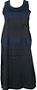 JIL SANDER. New. Black Blue Cotton Silk Sheath Dress