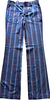 Jacob Cohën Italian New/W Tags. Handmade Striped Multi Color Tailored Pants