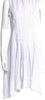 MAISON MARGIELA  Paris. MM6 White Striped Knee-Length Dress