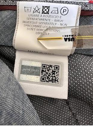 Jacob Cohën Italian New/W Tags. Handmade Striped Multi Color Tailored Pants
