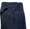 YOHJI YAMAMOTO JAPAN. Y’s Dark Blue Linen Maxi Skirt