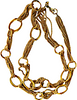 Vintage Carolee 5th Ave NY. Vintage 1960s Goldplated Signed Multi-Chain Long Necklace