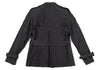 Jean-Paul GAULTIER PARIS. CLASSIQUE. Black/Grey Nylon Blend Trench Jacket