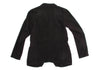 YOHJI YAMAMATO JAPAN. Y's Eggplant, Black Dyed Wool Pilling Jacket