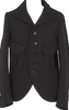 YOHJI YAMAMOTO JAPAN. Y's Black Wool Felt Buttons Jacket