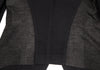YOHJI YAMAMOTO JAPAN. Y's Wool Black Gaberdine Side Knit Jacket