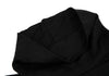 ISSEY MIYAKE JAPAN. 132.5 Black Wool High Neck Long Sleeve Shirt