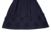 YOHJI YAMAMOTO JAPAN. Y's Navy Cosage Design Belted Wool Skirt