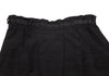 ISSEY MIYAKE JAPAN. PERMANENTE Black Wrap Knit Skirt