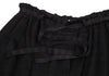 ISSEY MIYAKE JAPAN. PERMANENTE Black Wrap Knit Skirt