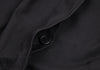 A/T ATSURO TAYAMA JAPAN. Black Frill Collar Stretch Cotton Jacket