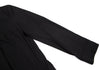 A/T ATSURO TAYAMA JAPAN. Black Frill Collar Stretch Cotton Jacket