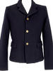 COMME des GARCONS JAPAN. Navy Dyed Polyester Jacket