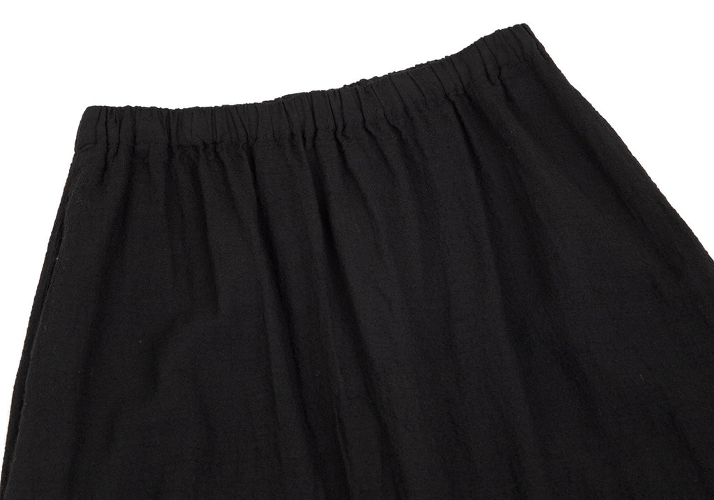 COMME des GARCONS JAPAN. robe de chambre Black Hem Faux Fur Skirt