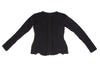 Yohji Yamamoto Japan. FEMME. RAGNE KIKAS Front Design Black Knit Jacket