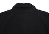 Dill SHIPS JAPAN. Black Wool Knit Jacket Button Accents