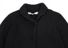 Dill SHIPS JAPAN. Black Wool Knit Jacket Button Accents