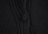 Dill SHIPS JAPAN. Black Wool Knit Jacket Button Accents