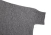 UNITED ARROWS JAPAN.  green label relaxing Grey Acrylic Wool Asymmetry Shiny Knit Sweater Mini Dress/Tunic