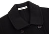 TSUMORI CHISATO JAPAN. Black Wool Blend Double Breasted Coat