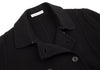 TSUMORI CHISATO JAPAN. Black Wool Blend Double Breasted Coat