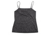 ISSEY MIYAKE JAPAN. FETE Charcoal Color Rayon Blend Stretch Camisole Top