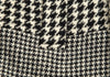 LIMI Feu (Yohji Yamamoto) Japan. Black, White Acrylic Wool Houndtooth Printed Footed Jacket