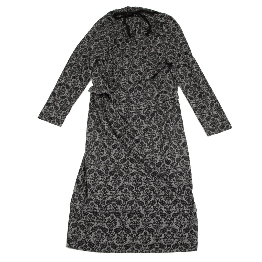 COMME des GARCONS JAPAN. TAO. Grey Leaf Pattern Dress
