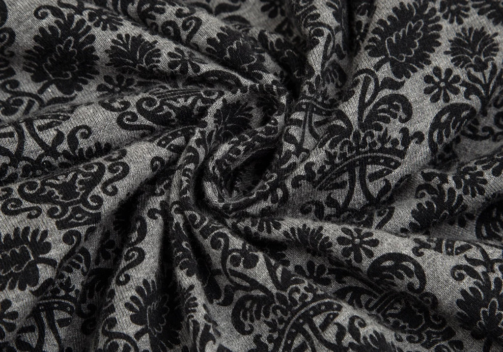 COMME des GARCONS JAPAN. TAO. Grey Leaf Pattern Dress