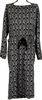 COMME des GARCONS JAPAN. TAO. Grey Leaf Pattern Dress