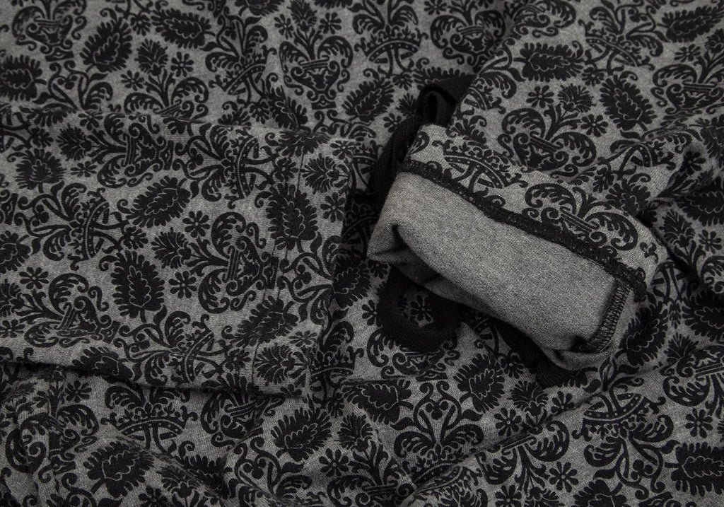 COMME des GARCONS JAPAN. TAO. Grey Leaf Pattern Dress