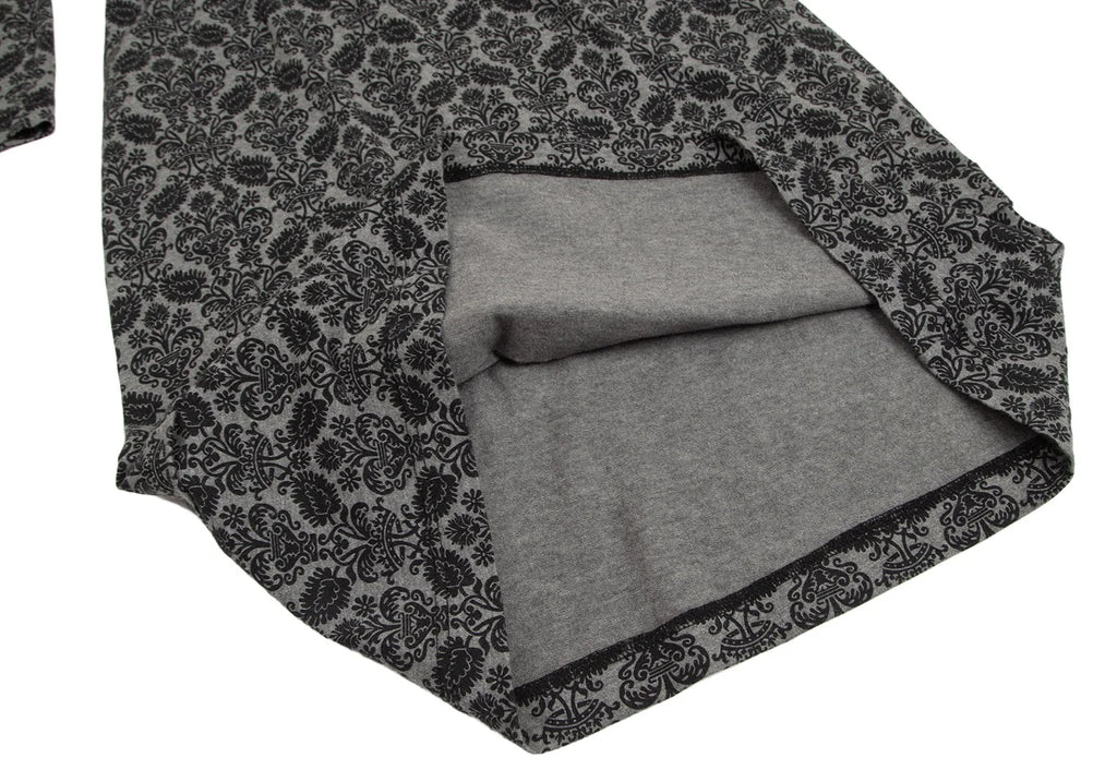 COMME des GARCONS JAPAN. TAO. Grey Leaf Pattern Dress