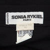 SONIA RYKIEL Paris. Black Wool Back Slit Skirt